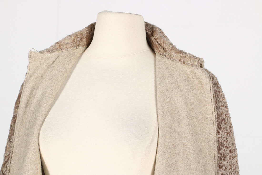 Alberta Ferretti Persian Lamb and Wool Reversible Coat