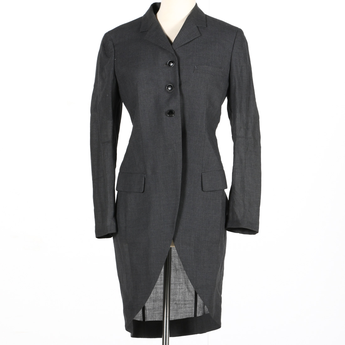 Yohji Yamamoto Women's Charcoal Jacket
