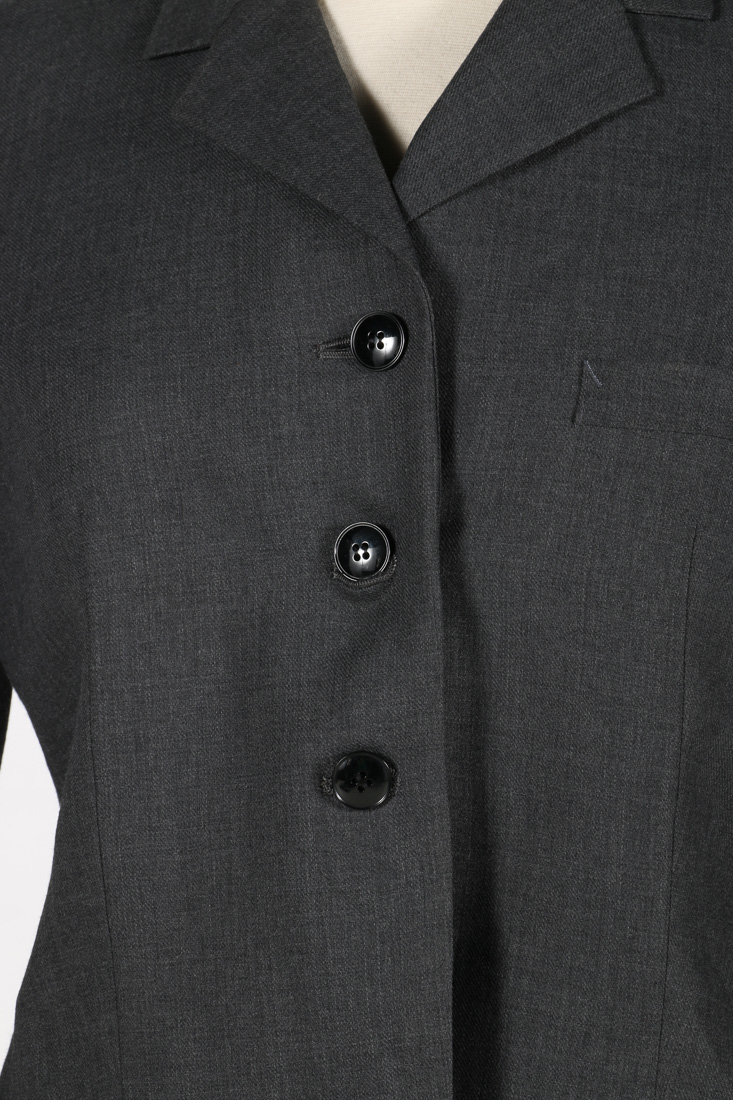 Yohji Yamamoto Women's Charcoal Jacket