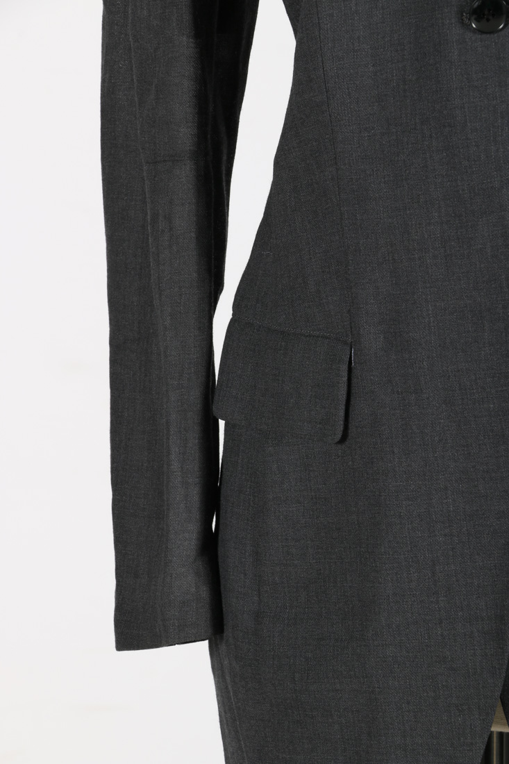 Yohji Yamamoto Women's Charcoal Jacket