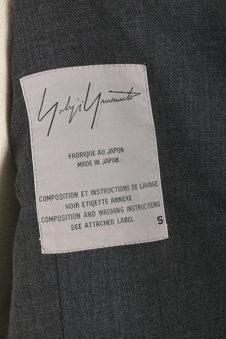 Yohji Yamamoto Women's Charcoal Jacket