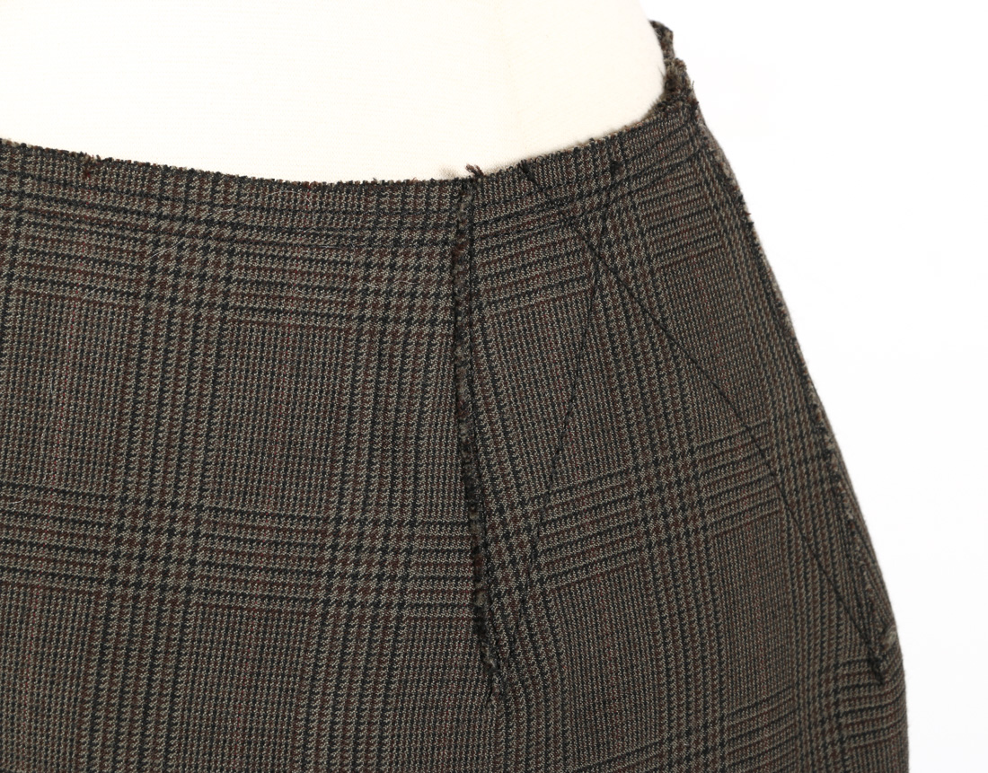 Plaid Prada Skirt
