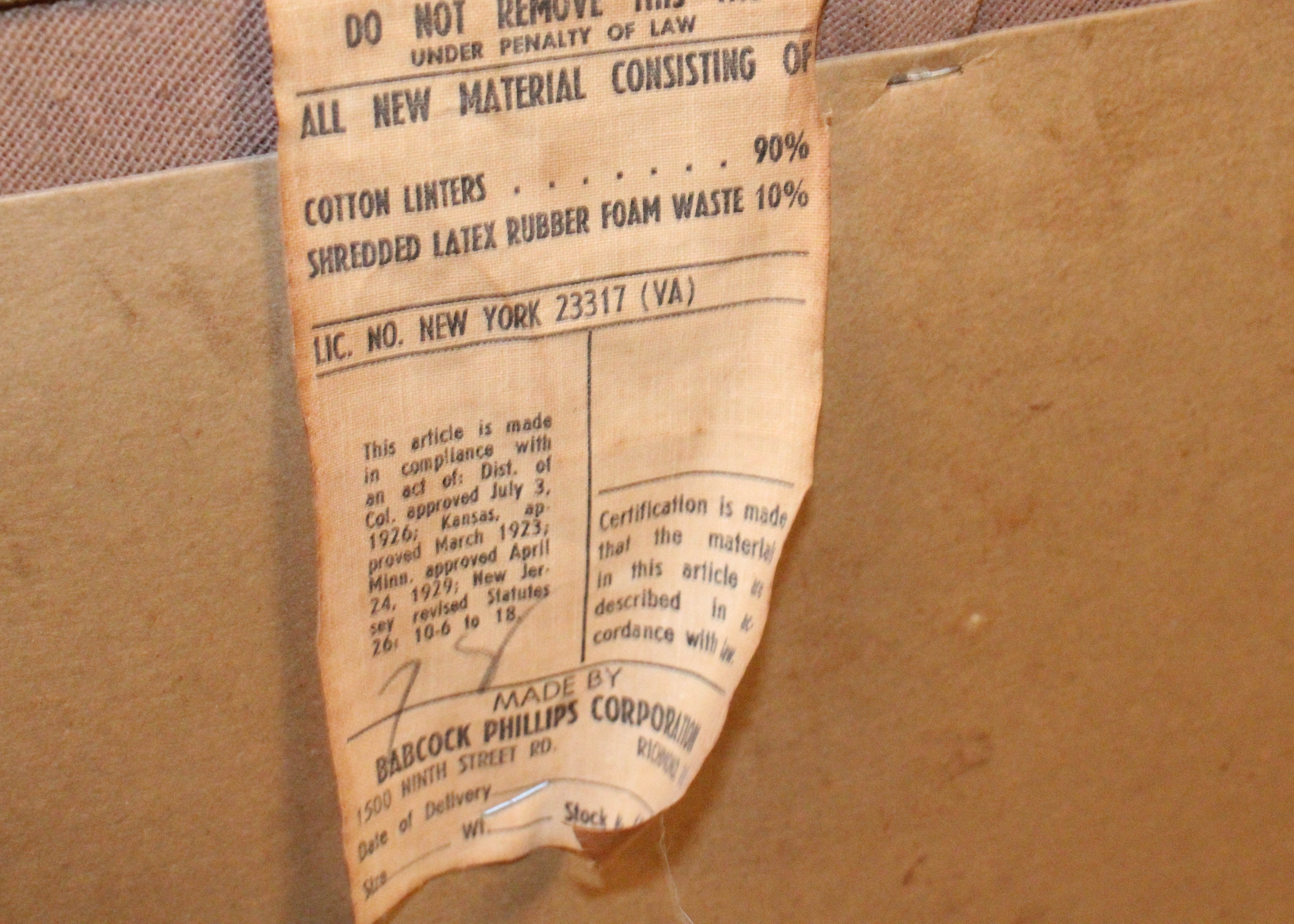 Mid-Century Babcock Phillips Storage Ottoman