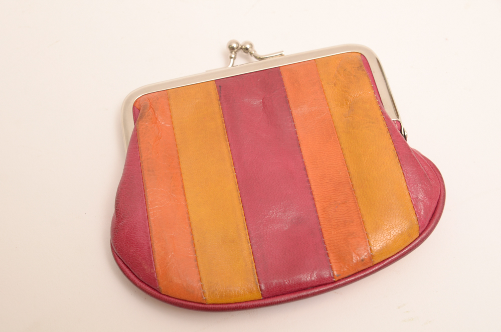 Leather Tusk Wallet and Change Purse