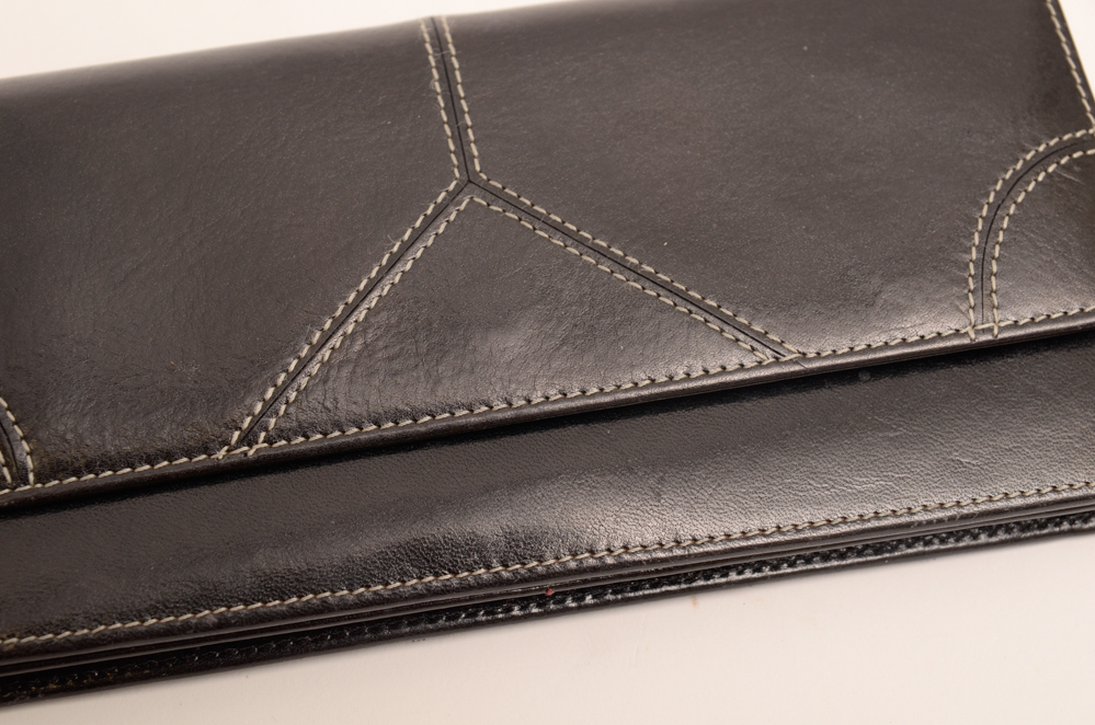 Leather Tusk Wallet and Change Purse