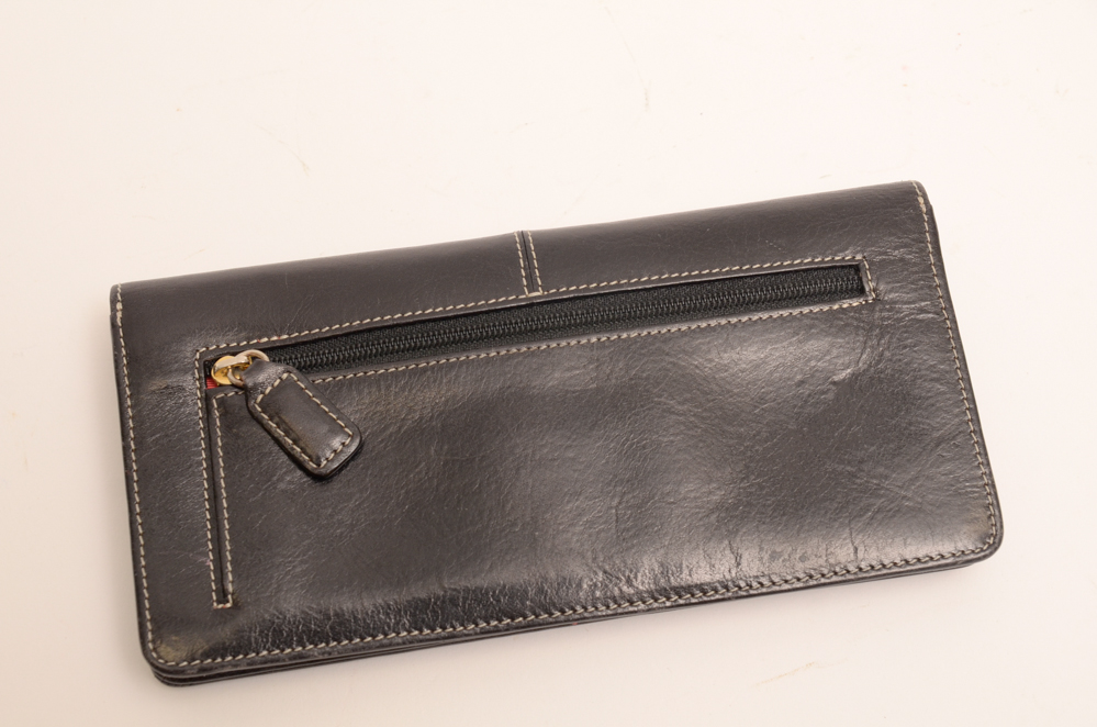 Leather Tusk Wallet and Change Purse
