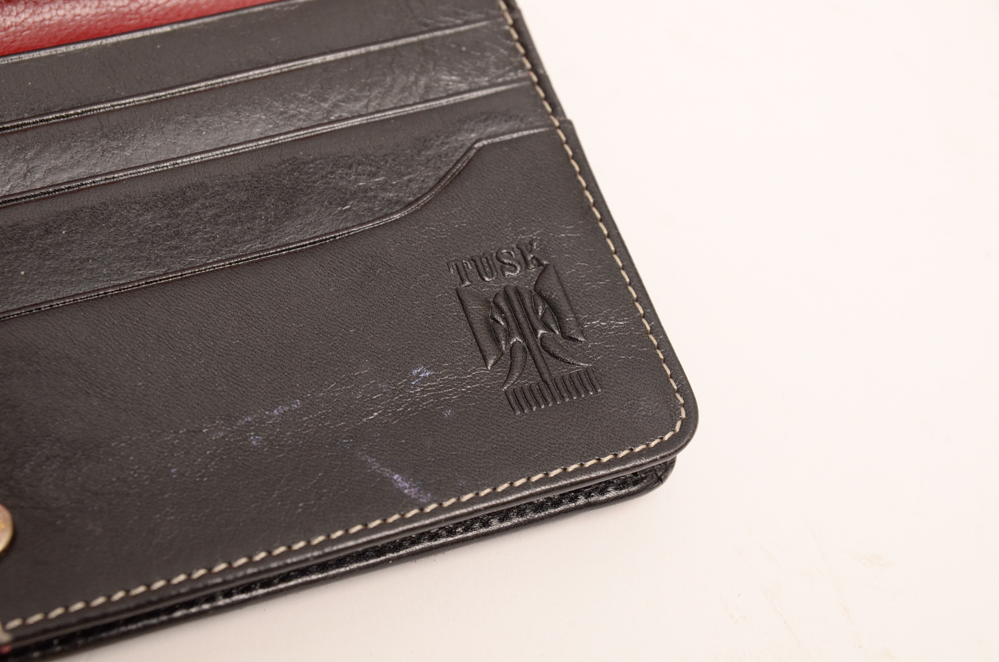 Leather Tusk Wallet and Change Purse