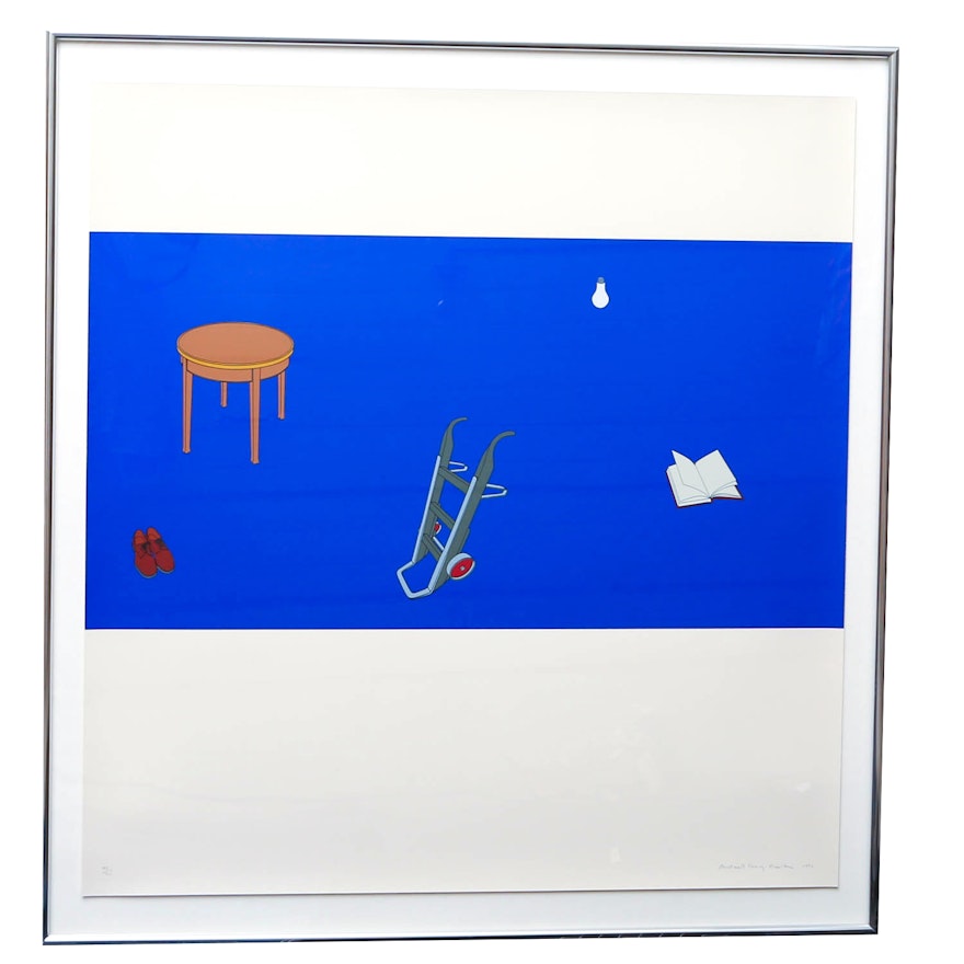Michael Craig-Martin "Japanese Screen" Signed Limited Edition Screen Print