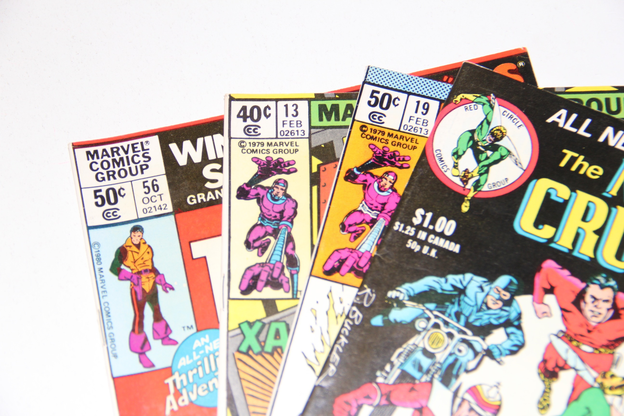 Assortment of Vintage Comic Books Including Time Bandits and Wonder Woman