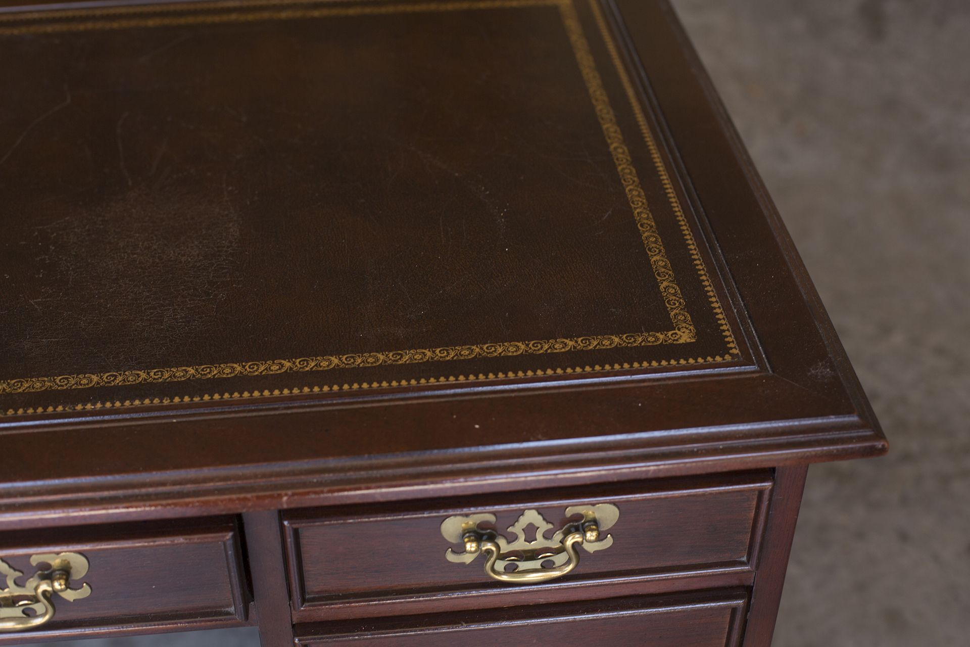 Wooden Desk made by Sligh Furniture in Holland, Michigan