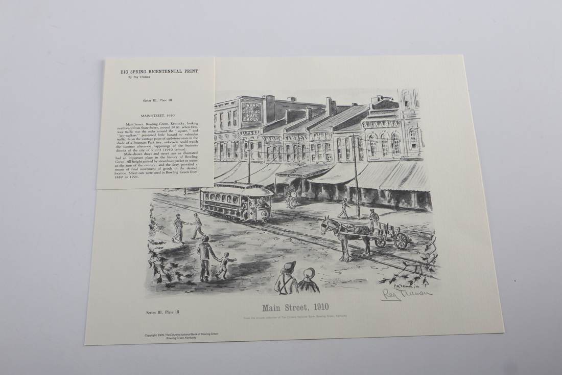 Three Signed Peg Truman Big Spring Bicentennial Prints