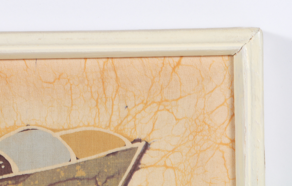 Pair of Batik Portraits on Fabric