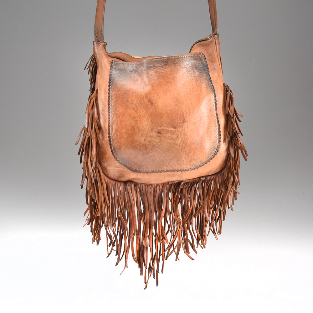 Front Street Leather Native American Style Satchel Bag