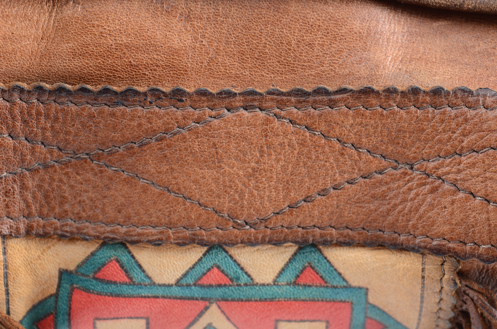 Front Street Leather Native American Style Satchel Bag