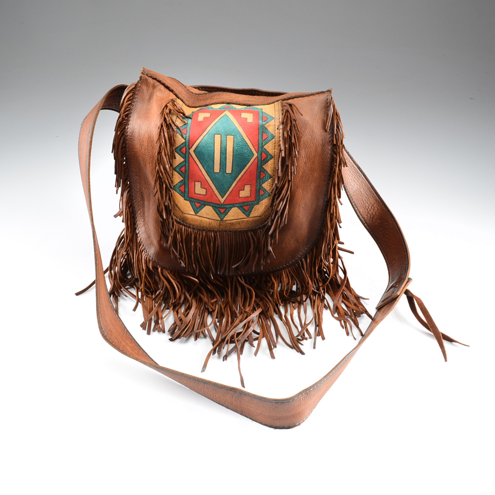 Front Street Leather Native American Style Satchel Bag