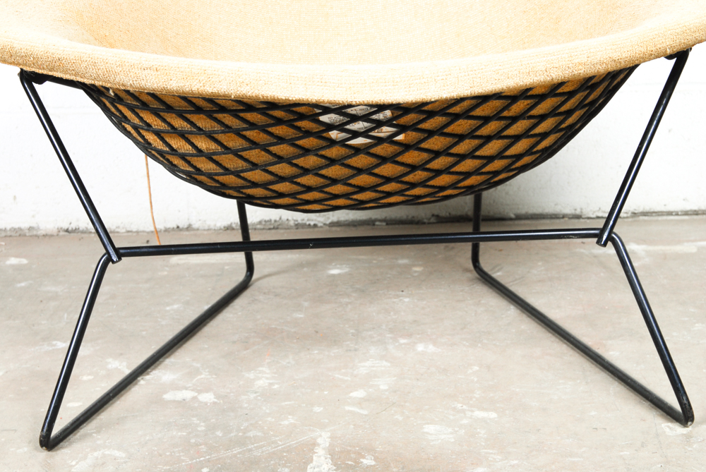 Harry Bertoia for Knoll "Bird" Wire Chair and Ottoman