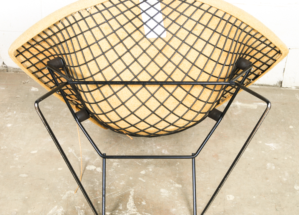 Harry Bertoia for Knoll "Bird" Wire Chair and Ottoman