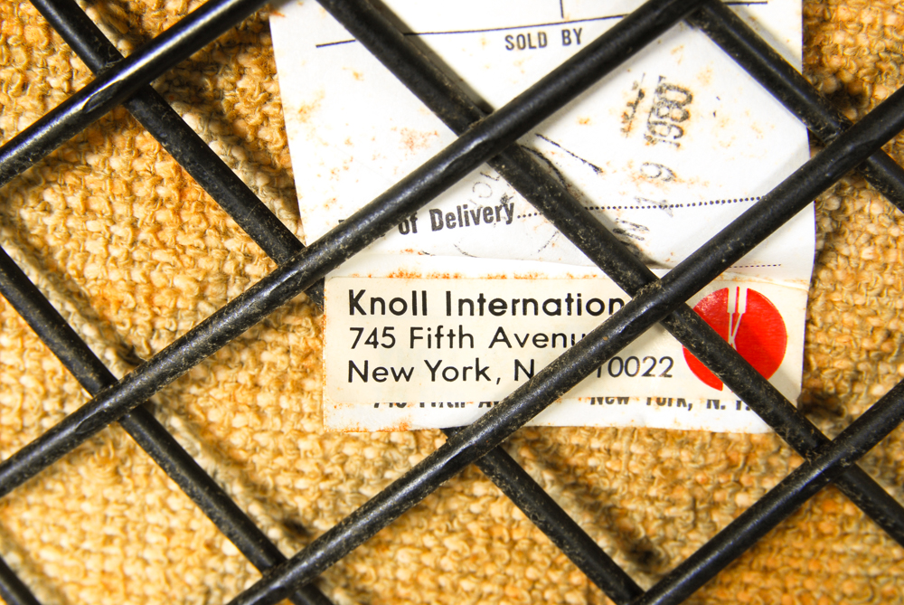 Harry Bertoia for Knoll "Bird" Wire Chair and Ottoman