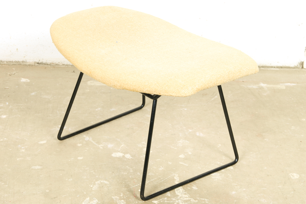 Harry Bertoia for Knoll "Bird" Wire Chair and Ottoman