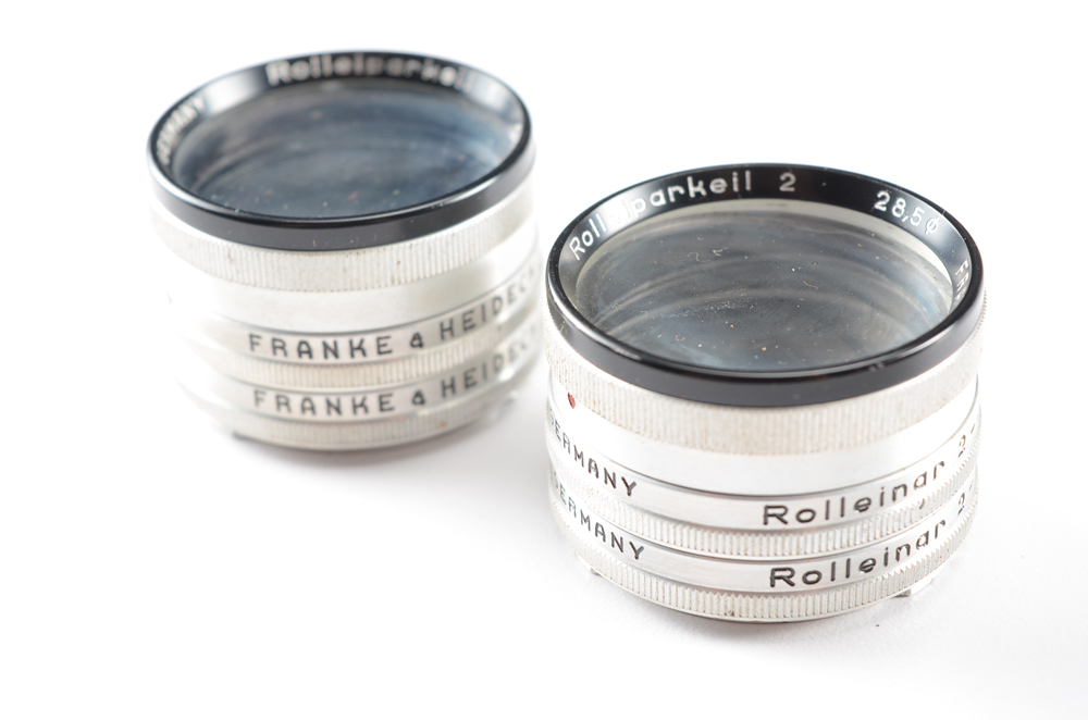 Vintage Voigtlander Prominent 35mm Camera and Accessories Including Lenses and Tripod