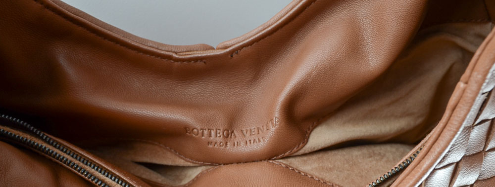 Bottega Veneta Noce Intrecciato Woven Nappa Leather Ball Hobo Bag