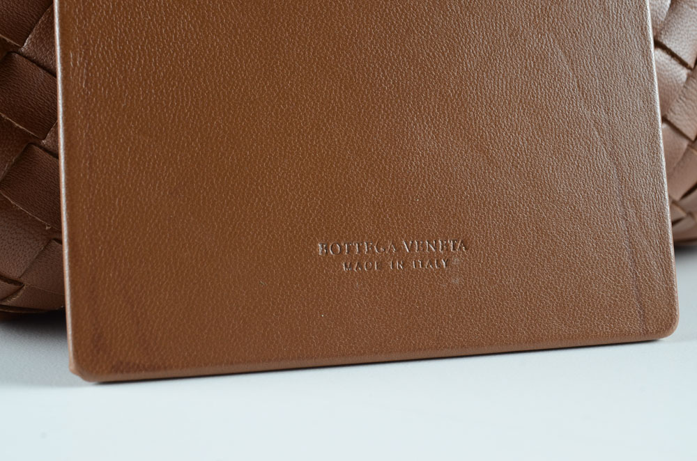 Bottega Veneta Noce Intrecciato Woven Nappa Leather Ball Hobo Bag