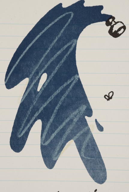 Claes Oldenburg Color Lithograph "Untitled (Ex Libris for Printed Matter) (Thrown Ink Bottle with Fly)"