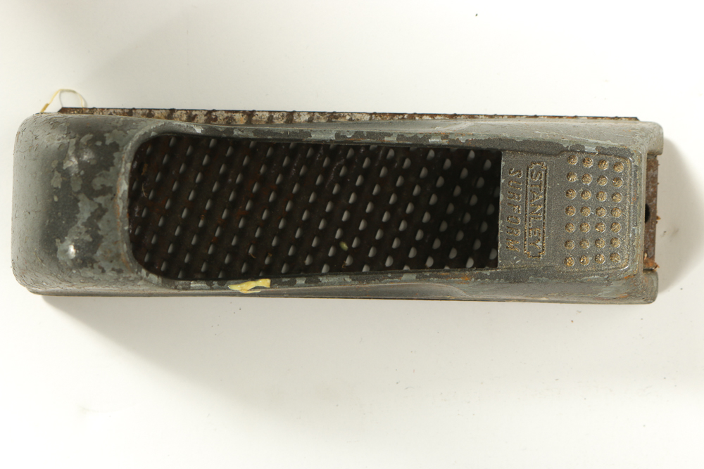 Wooden Chest with Vintage Tools