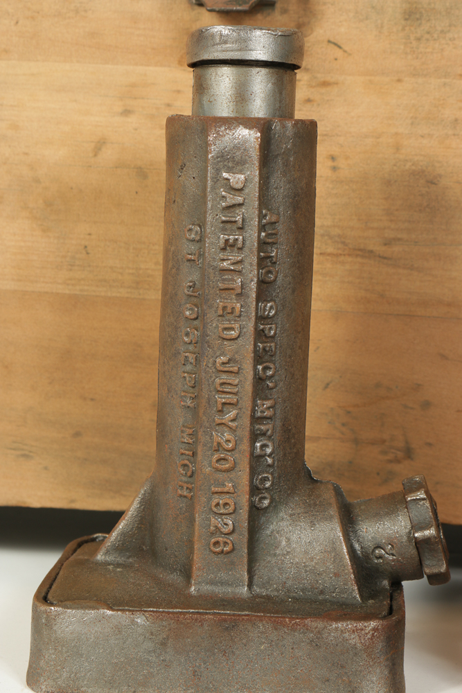 Wooden Chest with Vintage Tools