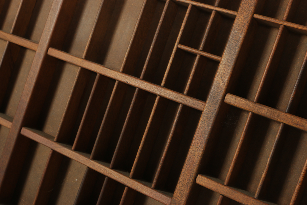 Hanging Typesetting Tray