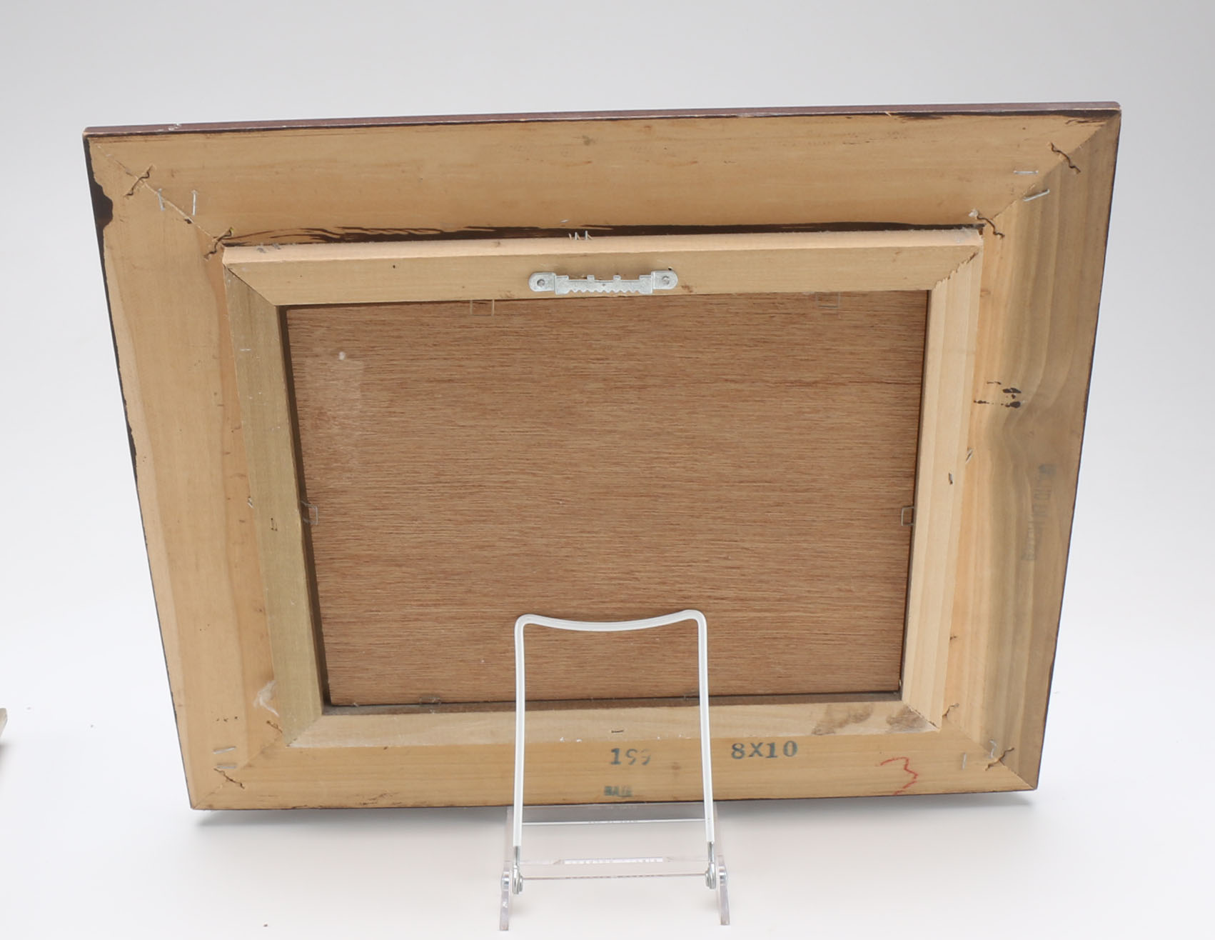 Burnett Signed Oil Painting of Paris Street Scene with Notre Dame