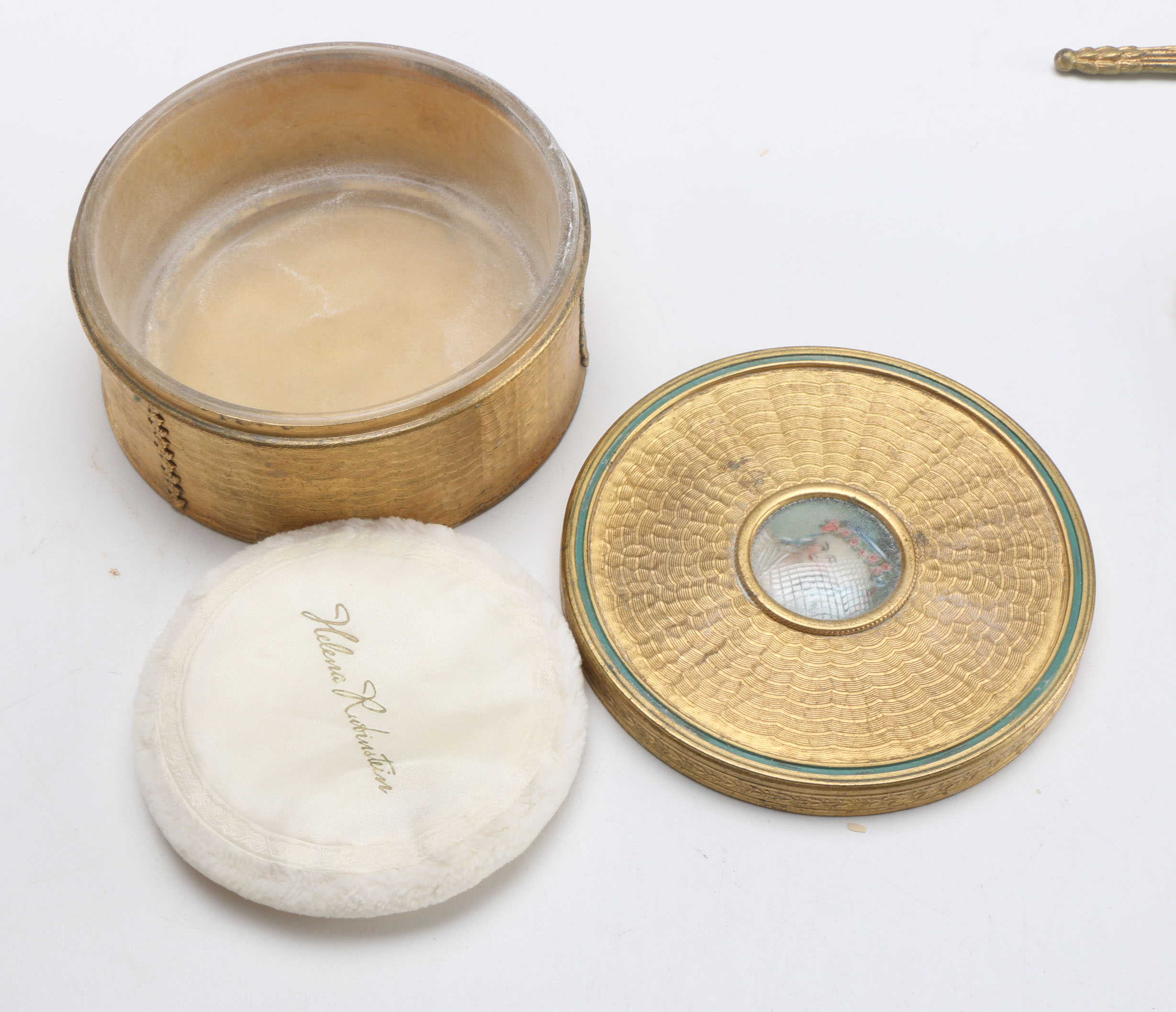 Vintage Vanity Set and Hair Accessories