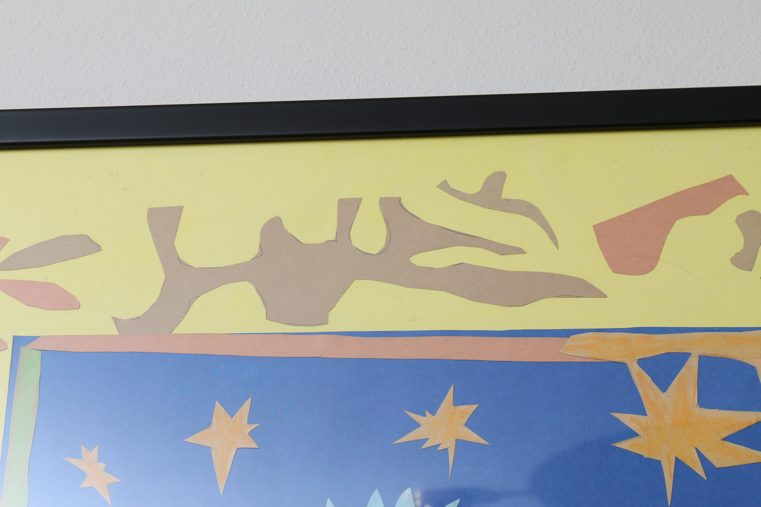 Pair of Original framed Paper Artwork Inspired by Henri Matisse