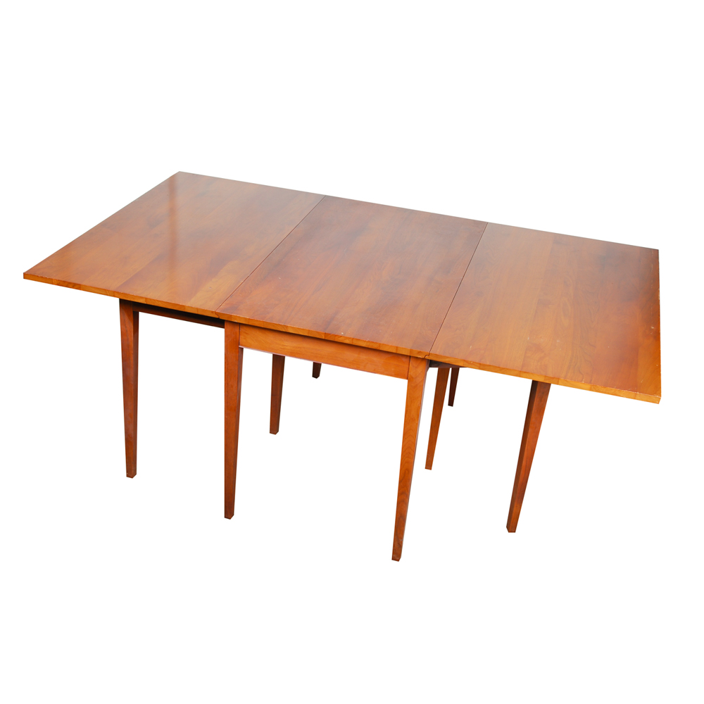 American Black Walnut Henkel-Harris Drop-Leaf Dining Table