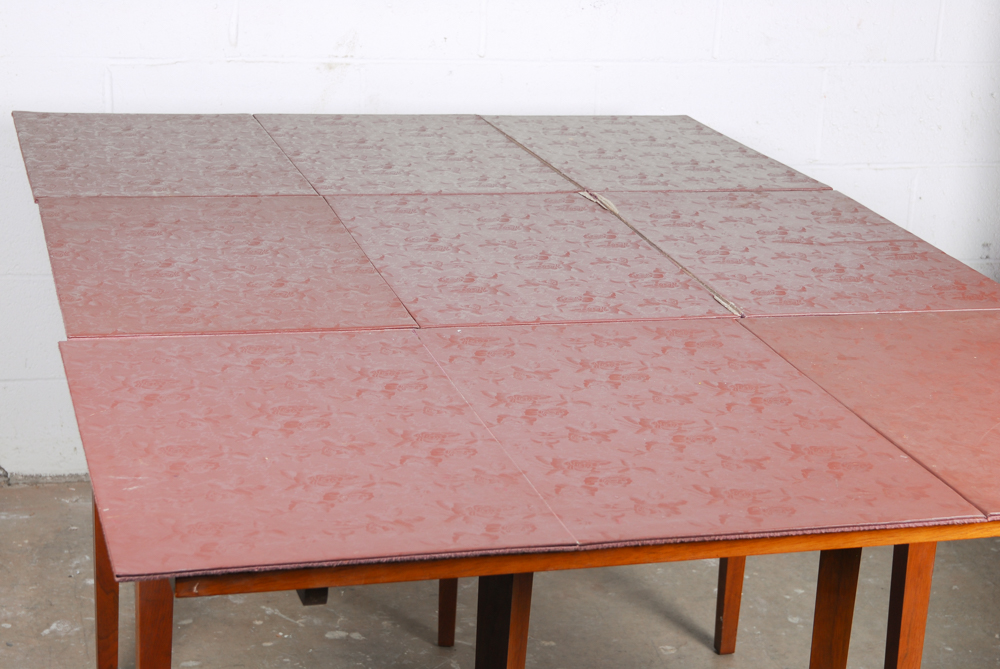 American Black Walnut Henkel-Harris Drop-Leaf Dining Table