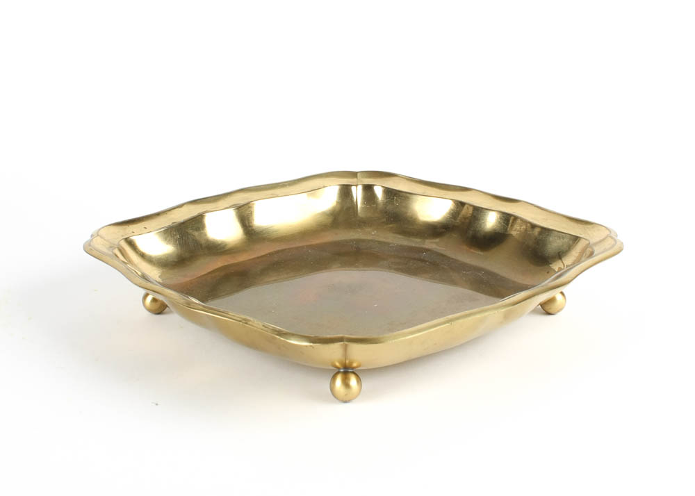 Vintage Dirilyte Gold Tone Holloware Collection