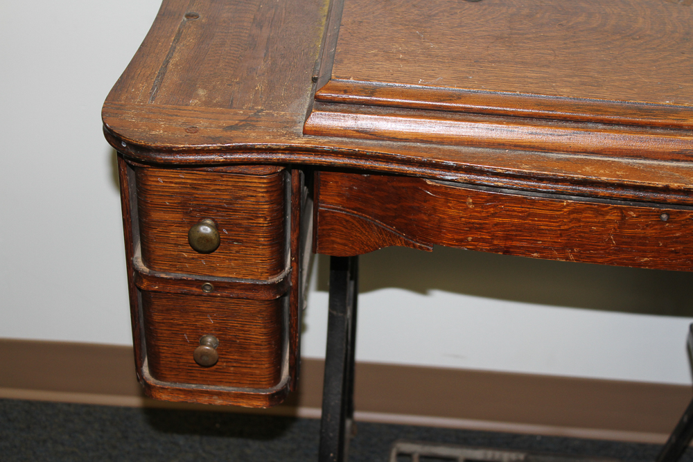 Antique Treadle Sewing Table