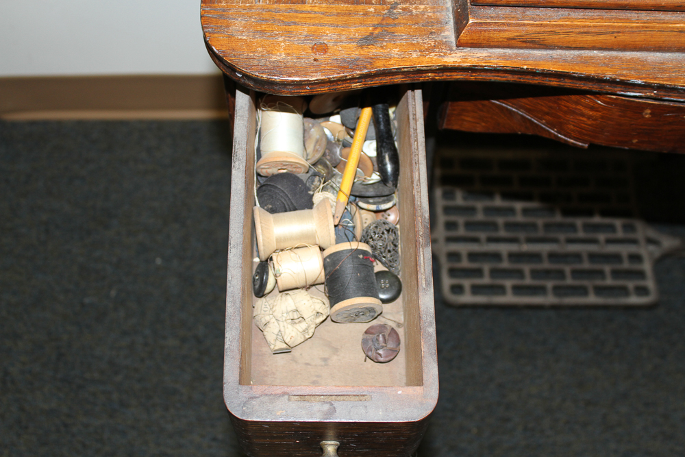 Antique Treadle Sewing Table