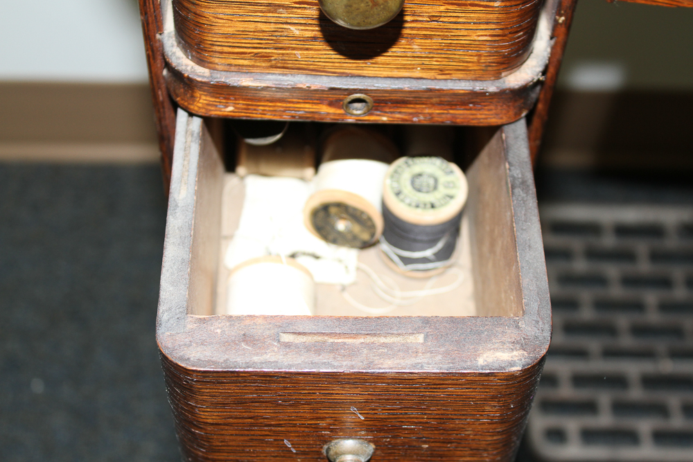 Antique Treadle Sewing Table