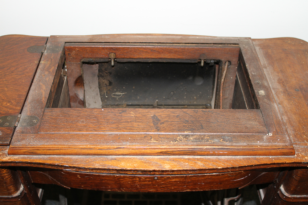 Antique Treadle Sewing Table