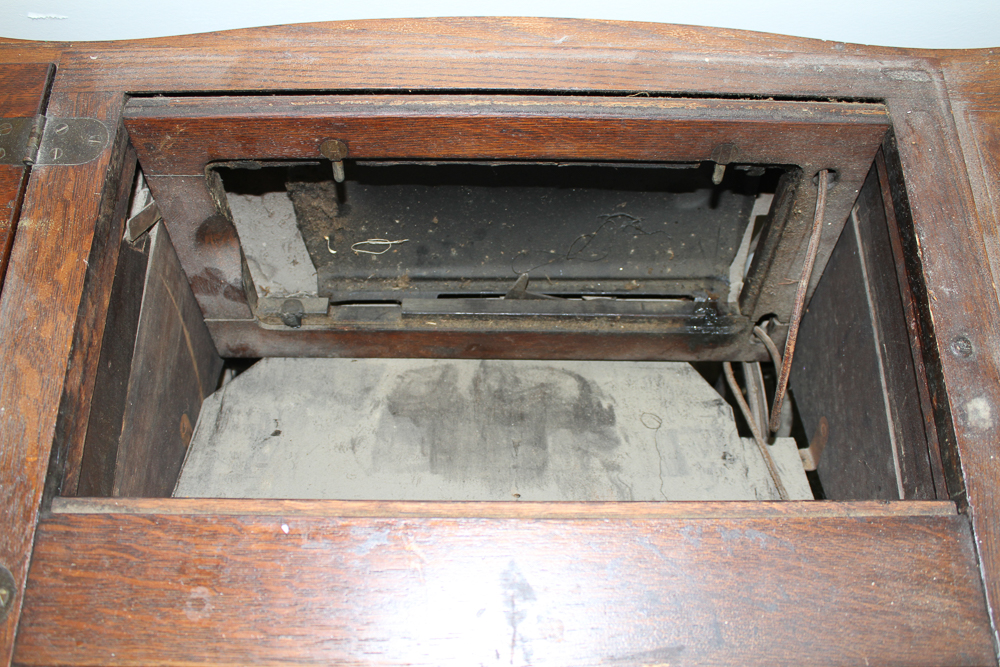 Antique Treadle Sewing Table