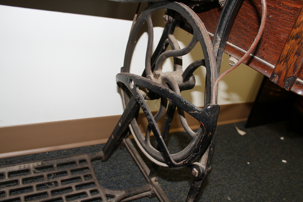 Antique Treadle Sewing Table