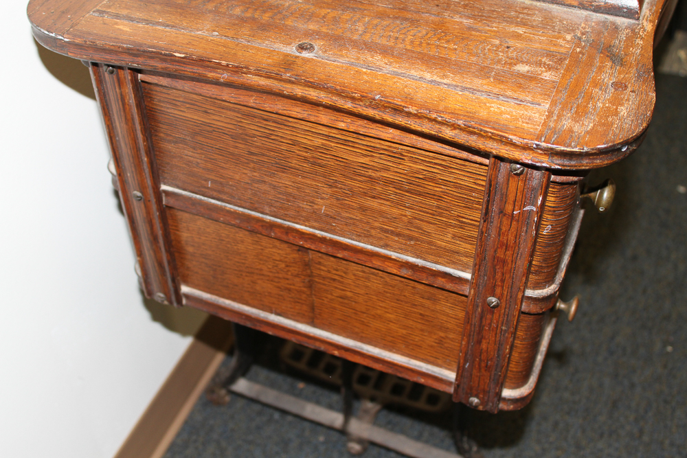 Antique Treadle Sewing Table