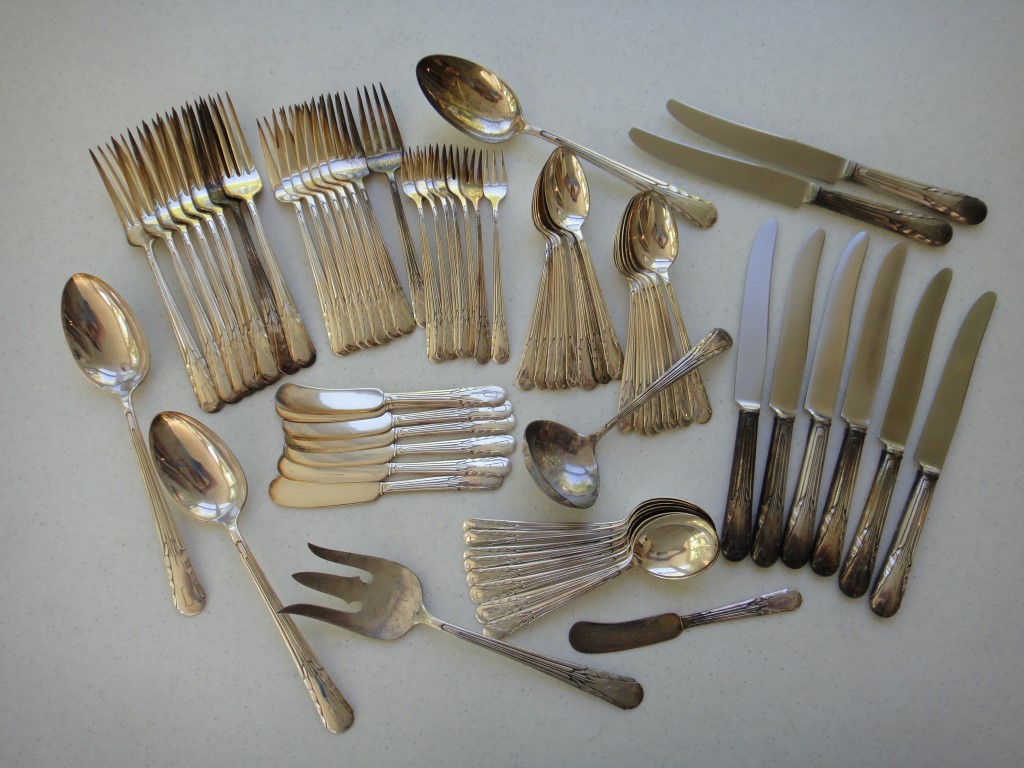 1929 "Orchid" Sterling Silver Flatware by International Sterling