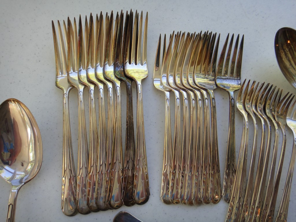 1929 "Orchid" Sterling Silver Flatware by International Sterling