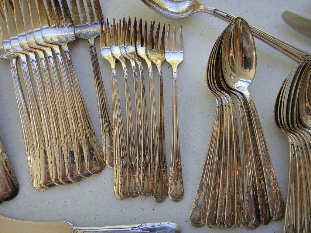 1929 "Orchid" Sterling Silver Flatware by International Sterling