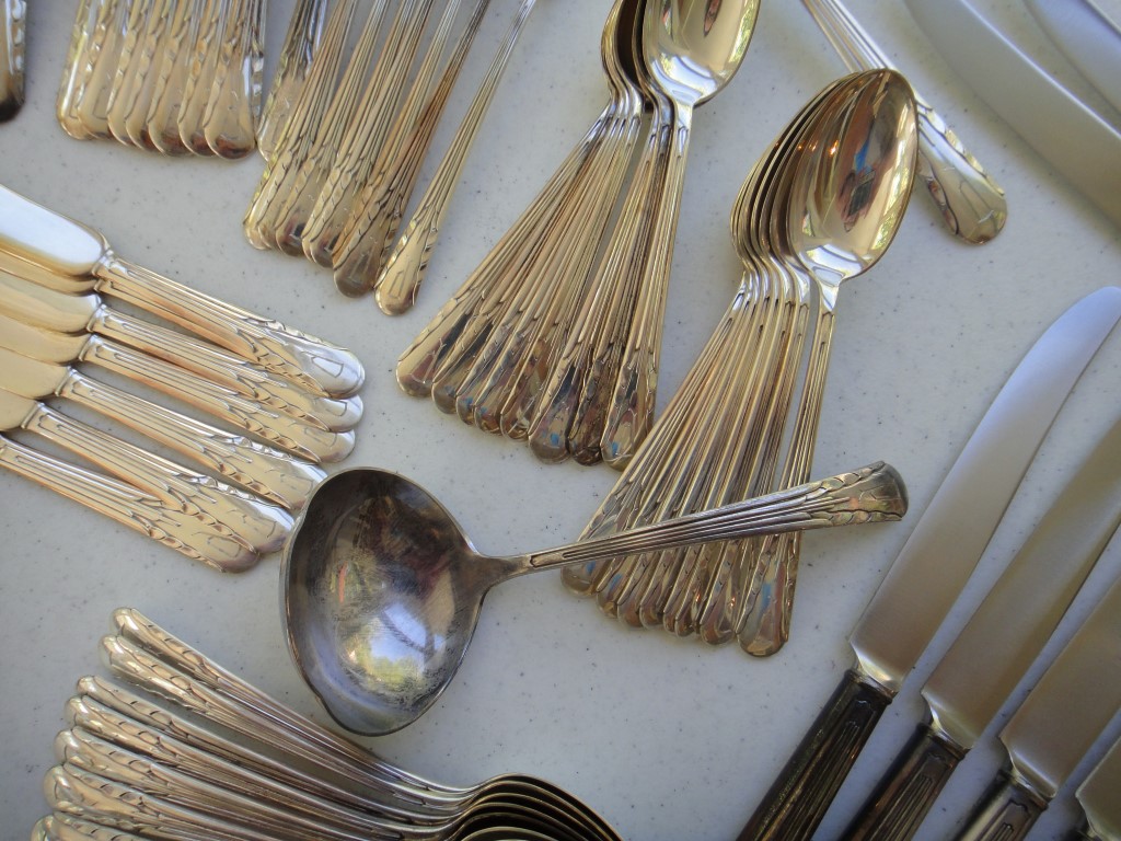 1929 "Orchid" Sterling Silver Flatware by International Sterling