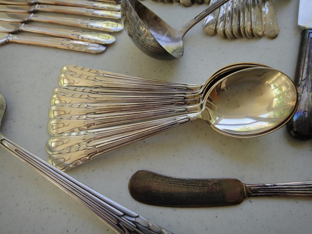 1929 "Orchid" Sterling Silver Flatware by International Sterling