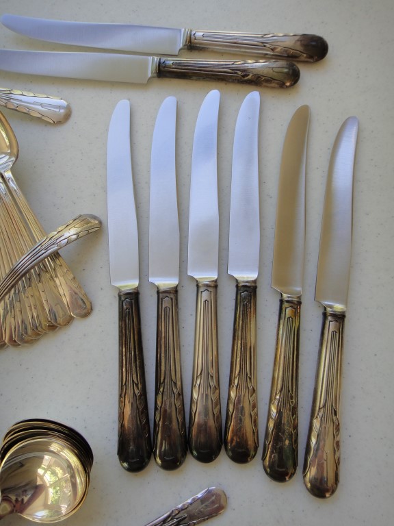 1929 "Orchid" Sterling Silver Flatware by International Sterling