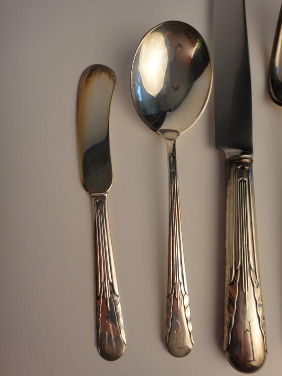 1929 "Orchid" Sterling Silver Flatware by International Sterling